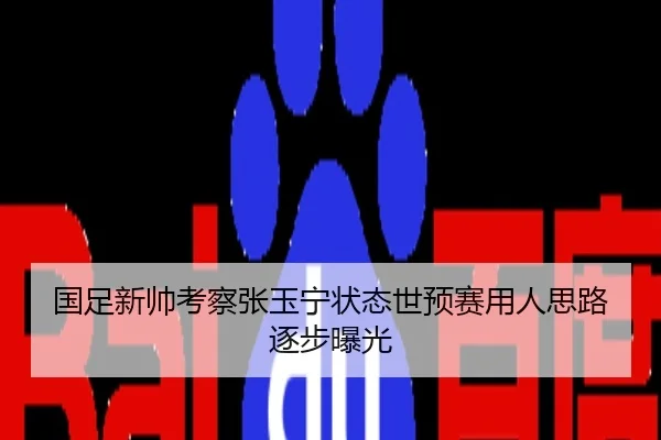 国足新帅考察张玉宁状态世预赛用人思路逐步曝光